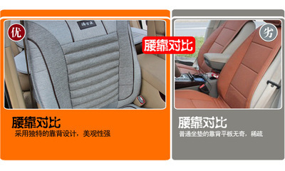 【2013新款汽車坐墊四季墊 精品亞麻坐座墊套汽車用品 廠家批發YZ01】價格,廠家,圖片,座墊,天臺縣綠洲汽車用品廠-